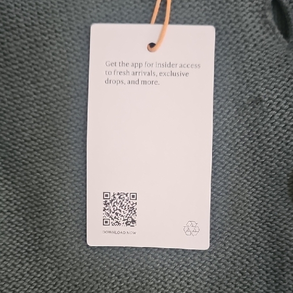 Quince Teal Button-Up Cardigan - Picture 4 of 8